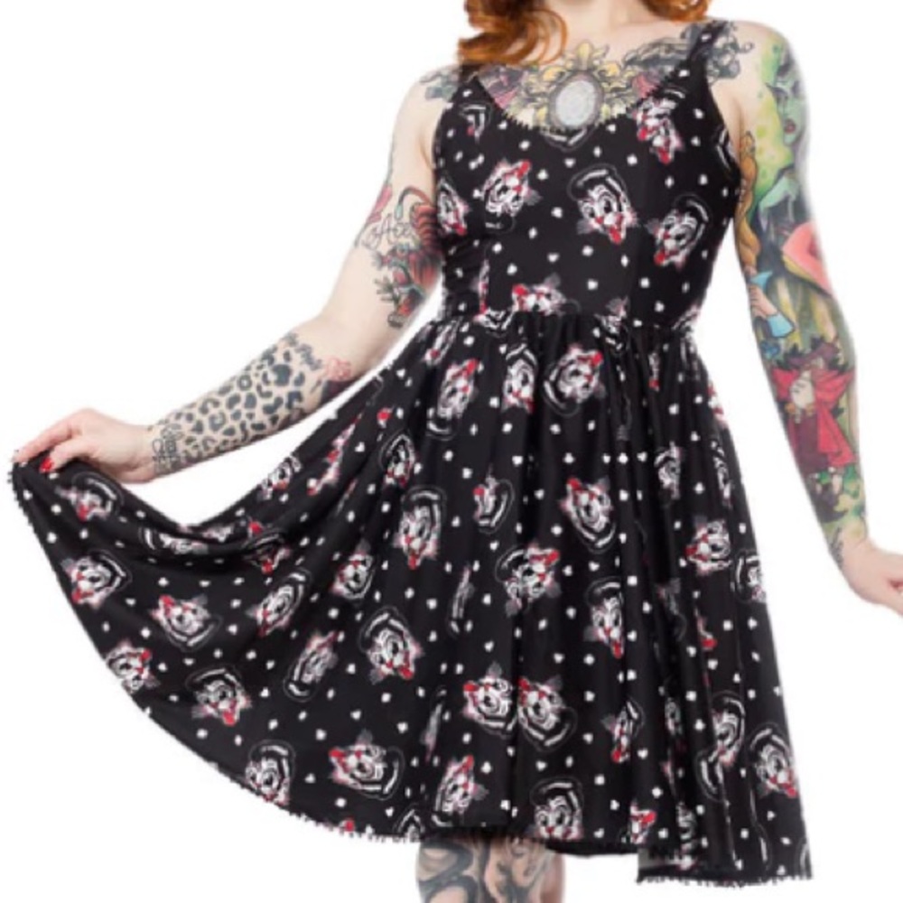 Black Straycats Pinup Dress Swing